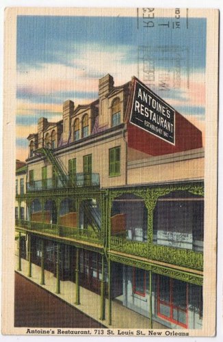 Postcard Antoine's Restaurant St Louis St New Orleans Louisiana