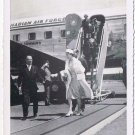 Royalty Photograph Canada Royal Tour 1959 Queen Deplaning Canada Armed Forces