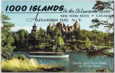 1000 In St Lawrence River Alexandra Bay New York Canada Uncle Sam Tour Boat
