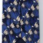 Montebello Necktie Goldfish On Blue Hand Made In Italy