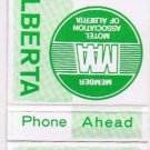 Matchbook Cover Siesta Motel Olds Alberta