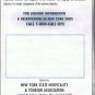 USA Roadmap New York State Travel Map 2001 First Edition