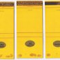 Bar Matchbook Cover (5) Drinks Bourbon Daiquiri Screwdriver Gin Martini Scotch
