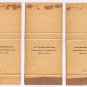 Bar Matchbook Cover (5) Drinks Bourbon Daiquiri Screwdriver Gin Martini Scotch