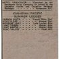 CPR Matchbook Cover Royal York Hotel Excise Paid Waverley