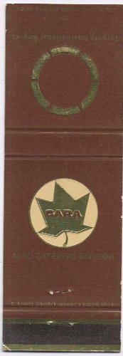 Matchbook Cover Cara Caterers Division Toronto International Airport