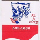 Matchbook Cover Central Savings Bank Baltimore Maryland