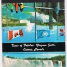 Matchbook Cover Niagara Falls Canada Night Maid Of The Mist Flags