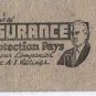 Matchbook Cover Elliot Insurance Agancy Bay City Michigan