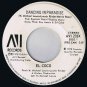 El Coco Dancing In Paradise  45 rpm Love In Your Life Canadian Pressing