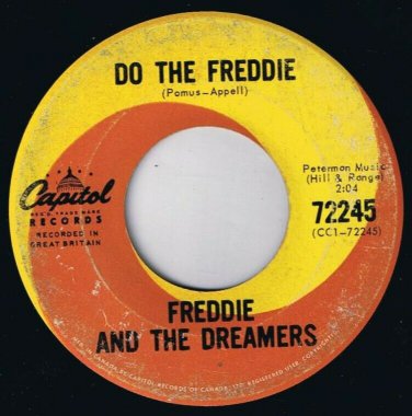 Freddie & The Dreamers Do The Freddie 45 rpm Tell Me When Canadian Pressing