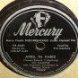 Vic Damone My Love Song 78 rpm April In Paric Mercury