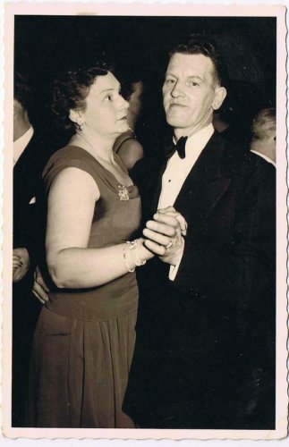 Antique Photo Couple Dancing What Did You Say? Wedding??