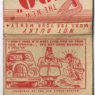 Matchbook Cover New 30 Book Match Excise Tax A