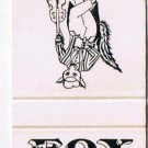Matchbook Cover The Fox & Fiddle Mississauga Ontario