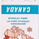 Matchbook Cover Stanley Park Vancouver British Columbia