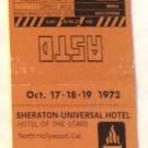 Matchbook Cover ASTD Convention Region 8 Sheraton Universal Hotel Hollywood