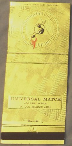 Matchbook Cover Universal Match St Louis Missouri Upper Midwest Hospitality Show