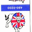 Matchbook Cover The Fox & Firkin Toronto Empire Pubs Ontario