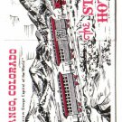 Colorado Matchbook Cover Durango Strater Hotel Motel
