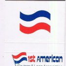 Matchbook Cover 1st American Savings & Loan Association Wisconsin