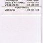 Matchbook Cover JET & Listowel Transport Lines Ontario