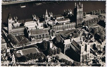 United Kingdom UK England Postcard Houses Of Parliament Westminster Abbey