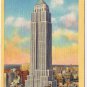 New York Postcard NYC Empire State Building