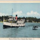 Postcard Steamer SS Midland City In Georgian Bay Ontario
