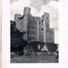 VINTAGE Rochester Castle & Keep Tourist Guide England 1953