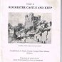 VINTAGE Rochester Castle & Keep Tourist Guide England 1953