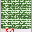 VINTAGE  C'est Automatique It's Automatic C/R Want Book