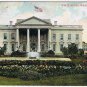 District Of Columbia DC Postcard Washington White House Flowers 1906