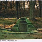 Pennsylvania Postcard Gettysburg Spanglers Spring