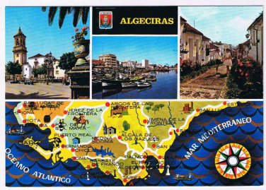 Spain Postcard Algeciras Multi View