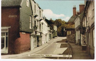 United Kingdom UK Postcard Midhurst Knockhundred Row