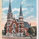 Postcard Saint Josephs Cathilic Church Petersburg Virginia