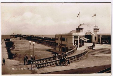 Postcard RPPC The Pier Skegness United Kingdom Coates Wisbech