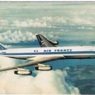 Postcard Boeing 707 Intercontinental Air France