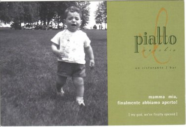 Ontario Postcard Richmond Hill Il Piatto Vicchio Restaurant Bar Boy Field