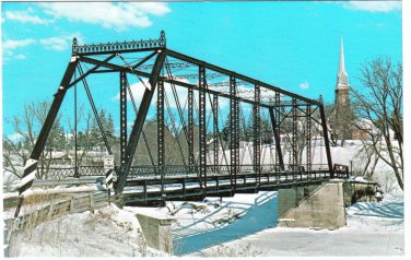 Michigan Postcard Frankenmuth Old Black Bridge