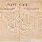 Greeting Postcard Hope To See You On Thursday Embossed