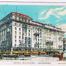 California Postcard San Francisco Hotel Whitcomb 1939