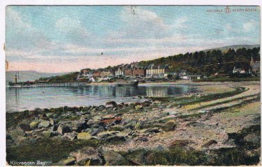 United Kingsom UK Scotland Postcard Kilcreggan Bay 1906