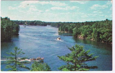 Ontario Postcard Thousand Islands Lost Channel Georgina Island