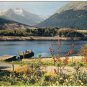 United Kingdom UK Scotland Postcard RPPC Ballachulish Ferry Sgurr Dhonuill