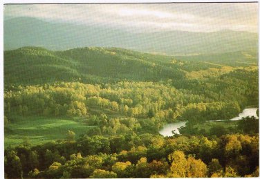 United Kingdom UK Postcard Scotland River Spey & Glen Feshie Larger Card