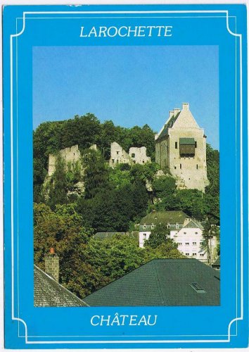 Luxemburg Postcard Larochette Chateau Fourteenth Century