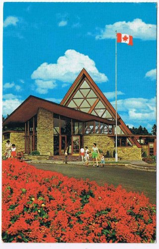 Nova Scotia Postcard Baddeck Cape Breton Alexander Graham Bell Museum