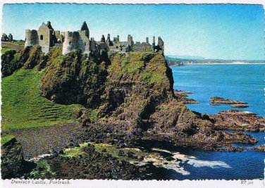 United Kingdom UK Postcard Portrush Dunluce Castle